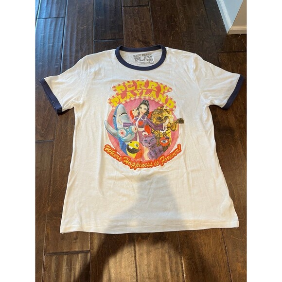 Katy Perry Playland Ringer T-Shirt size Medium NWT - Picture 2 of 7